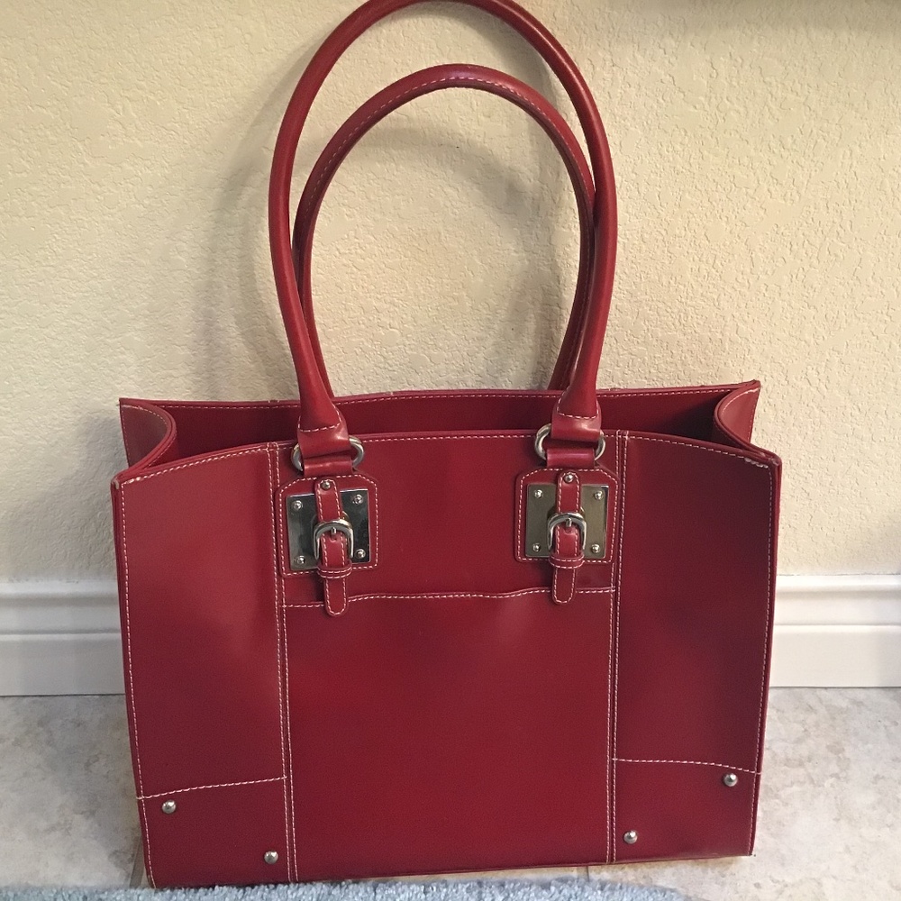 Wilson leather ladies briefcase / shoulder bag - Picture 1 of 8
